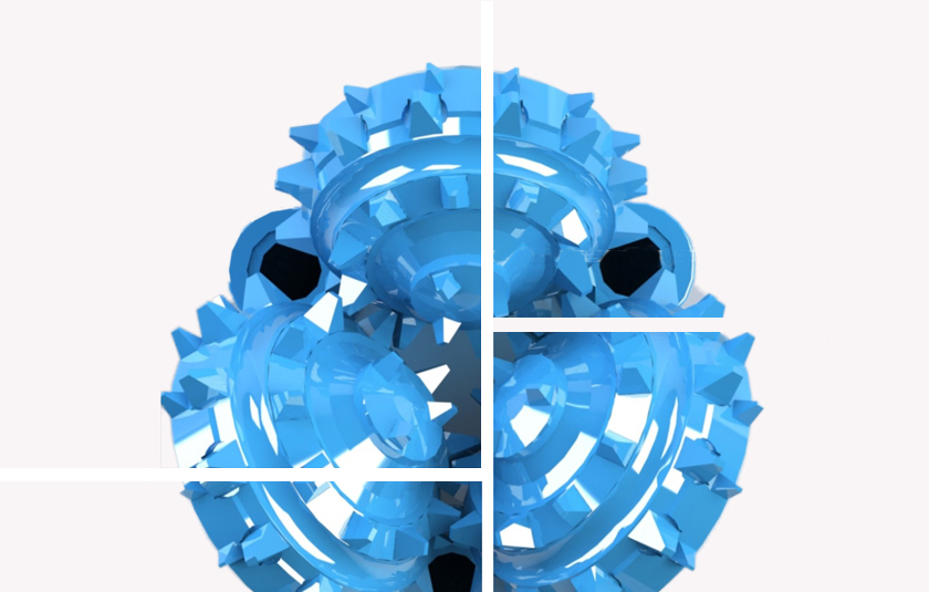 Dent en acier Tricone Bit Performance